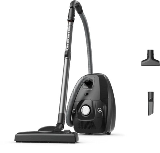 Rowenta G-FORCE Silence RO6136 - Stofzuiger met Zak - Stil - Geschikt voor Allergieën(Kierenzuigmond, Meubelzuigmond, Combizuigmond)