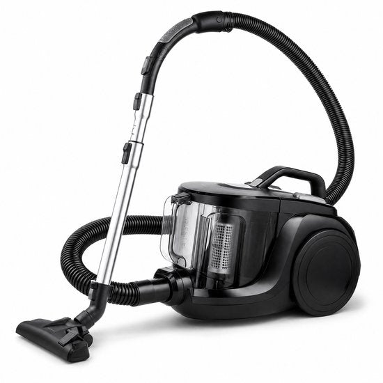 Tomado TVC2501B - Stofzuiger zonder stofzak - 2.5 liter - HEPA 12 filter - Lichtgewicht - Zwart(Stofzuiger zonder zak - 2,5 liter)