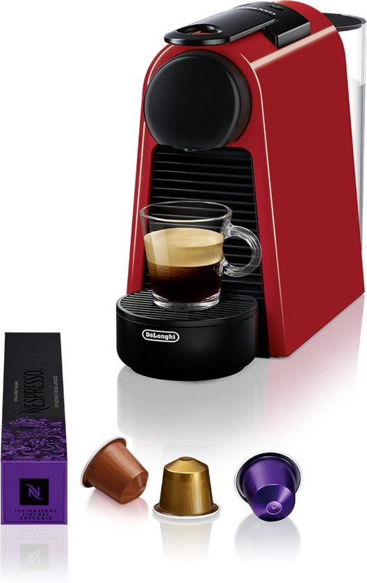 De'Longhi Nespresso Essenza Mini EN85.R - Koffiecupmachine - Rood(Rood)