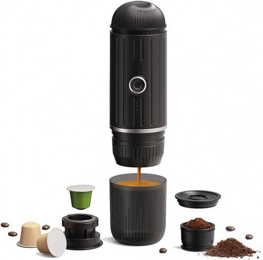 Merkloos / Sans marque Draagbare Elektrische Espressomachine - USB Oplaadbaar en Ideaal voor Reizen