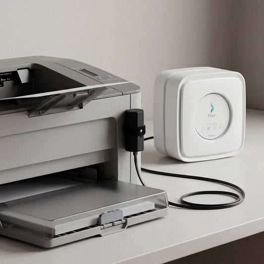 Filair Luchtreiniger - Met Print link - 3 in 1 filter - Luchtreinigers met Hepa Filter - Air Purifier - 36m² - Wit(Wit+Printlink)