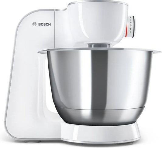 Bosch MUM5 - MUM58200 - Keukenmachine - 1000W - Keukenrobot - Keukenmixer - Mixer met Mengkom - 3.9L - Wit/Zilver