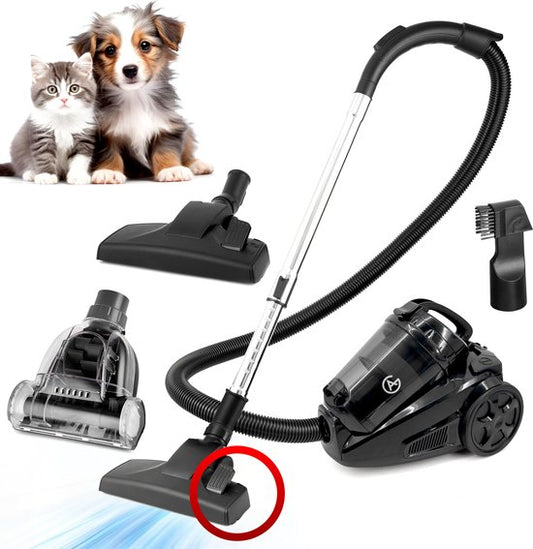 AG3400 Stofzuiger Zonder Zak - Stofzuigers - Vacuum Cleaner Zakloos - Geschikt Voor Dierenharen - Extra Lange Kabel - 850W - Sterke Zuigkracht - Black Edition(Zwart)