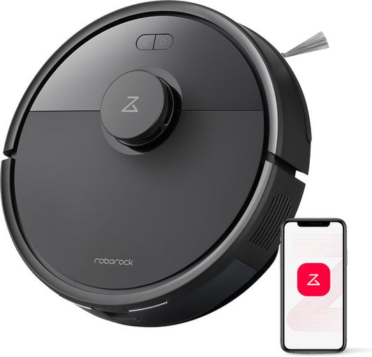 Roborock Q7 L5 Robotstofzuiger – 8000 Pa Hyperforce Zuigkracht – Dubbele Anti-Klit – Nauwkeurige LiDAR Navigatie –Slimme Verboden Zone –Multi-Level Mapping – Automatisch Opladen – APP–Zwart –Q5 PRO Upgrade(Zwart/Roborock Q7 L5)