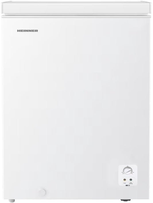 Heinner HCF-HS142E++ Vrieskist – 142 L – Snelvriesfunctie – Mechanische Bediening – Inclusief 1 Mand – Wit – 5 Jaar Garantie