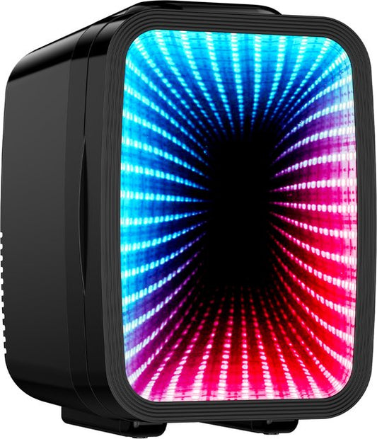 Merkloos / Sans marque Jensaro Mini Koelkast 4L - Gaming Koelkast Met LED RGB Verlichting - Koelen En Verwarmen - AC/DC - Voor Auto En Kamer - Zwart