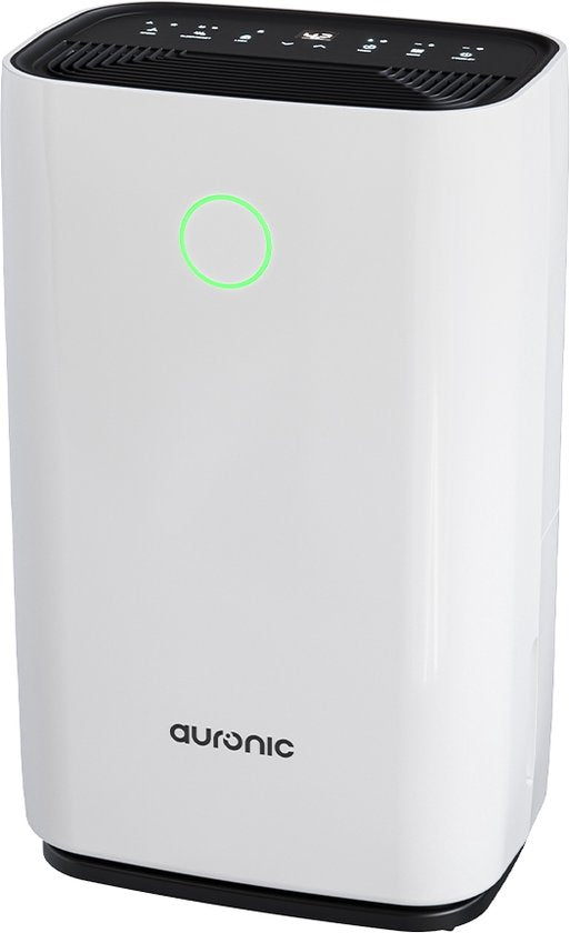 Auronic Luchtontvochtiger - Compact Series - 25L per dag - 4L Waterreservoir - Was-droog functie - Slaapkamer, Badkamer en Woonkamer - Vochtopnemer voor in Huis - Dehumidifier - Wit(25 l/Wit)