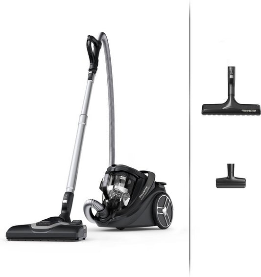 Rowenta Silence Force Effitech RO7935 - Stofzuiger - Zonder Zak - Stil - Geschikt voor Allergieën - Krachtige Zuigkracht(Kierenzuigmond， Meubelzuigmond， Parketzuigmond， Combizuigmond)