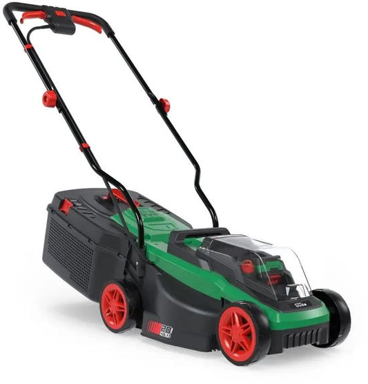Güde Accu Grasmaaier 320/20-4 [95850] - Werkbreedte 32cm, Inclusief 4.0Ah accu  Lader, Inclusief 30 liter opvangbak, Borstelloze motor, Compact  Lichtgewicht,